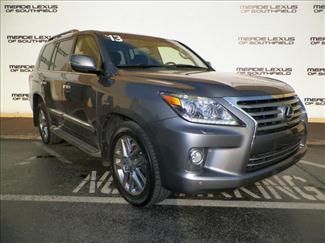 2013 lx 570 one owner,navigation,levinson,dual rear dvds,loaded,low miles,clean