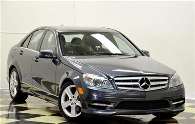 One owner c300 4matic awd xenon sport factory warranty 2011 fully loaded clean