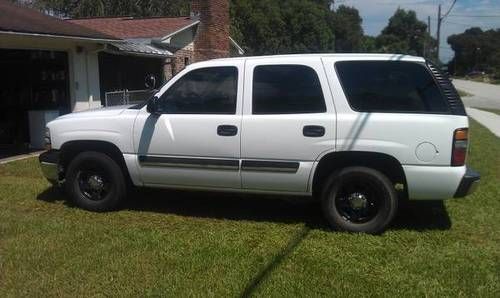 05 tahoe ppv police pursuit 2wd, white, fast, clean, 129k miles, well kept, nice