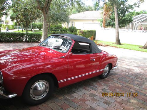 Volkswagen karmann ghia 1963 convertible