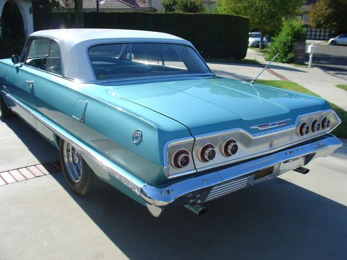 Sell New 1963 Chevy Impala Gm Test Car Aqua Factory 1962