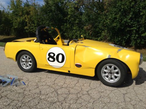 1967 mg midget race car.  crashed - awesome parts car