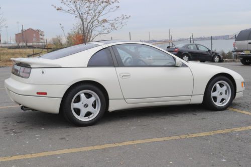 1990 pearl white nissan 300zx 5speed non turbo good maintenance ice cold air