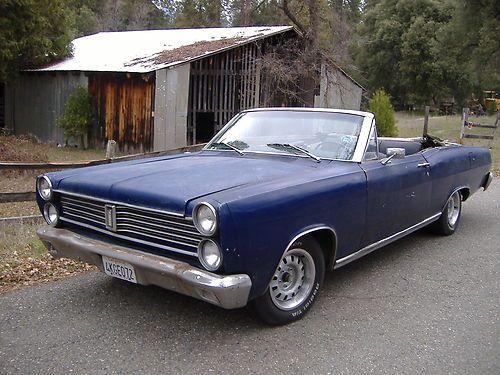 1967 mercury caliente convertible 1966 comet cyclone  ford fairlane 289 gt 390