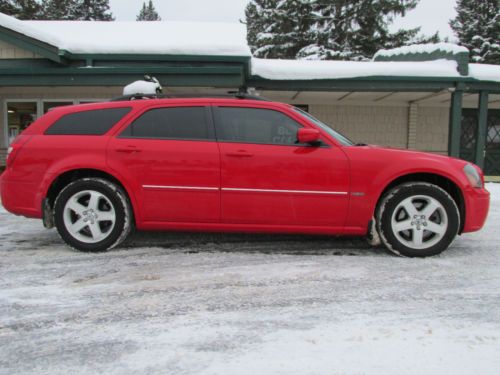2007 dodge magnum r/t all wheel drive - bright red - loaded!!
