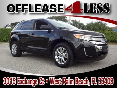 2013 ford edge limited awd leather clean carfax 1-owner warranty