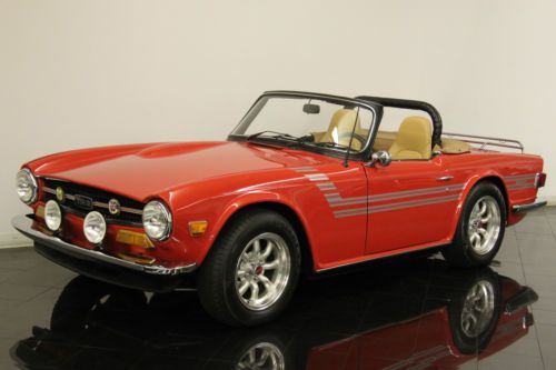 1974 triumph tr6 roadster overdrive 4 speed 2.5l restored performance upgrades