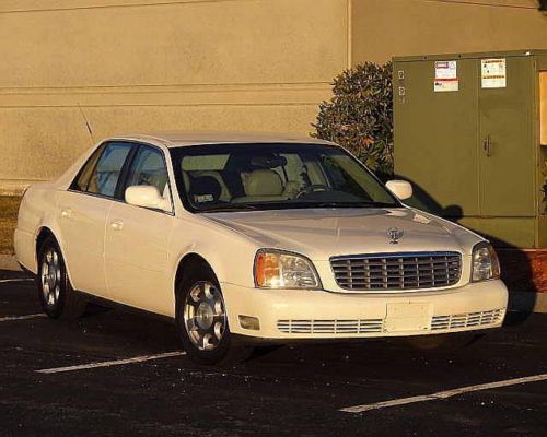 2002 cadillac deville sedan white beautiful l@@k nr!!