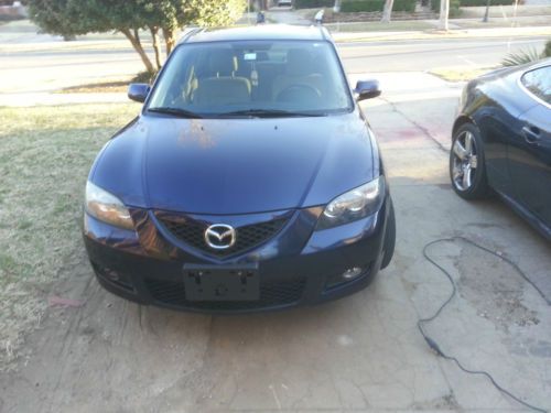 2008 mazda 3 dark blue one owner