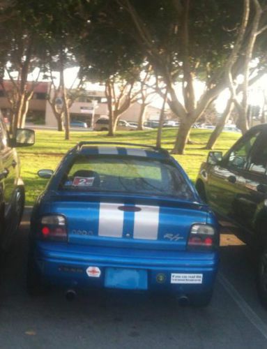 Dodge neon 1999 r/t blue w/ silver racing stripes