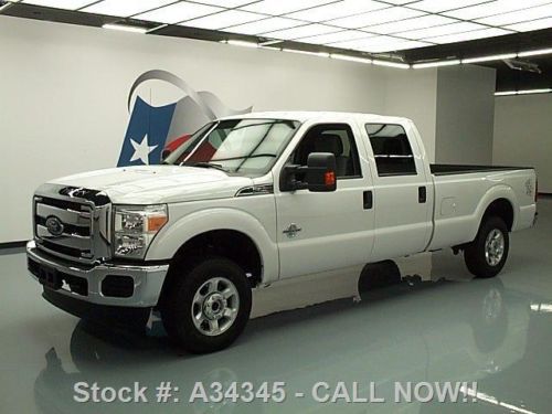 2014 ford f-250 crew 4x4 diesel 6-pass long bed 13k mi texas direct auto