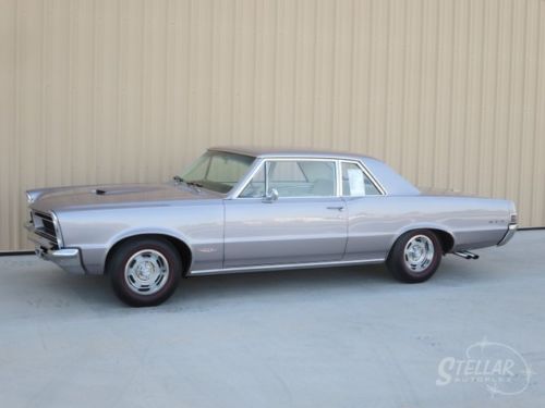 1965 pontiac gto 389ci auto rare iris mist restored documented