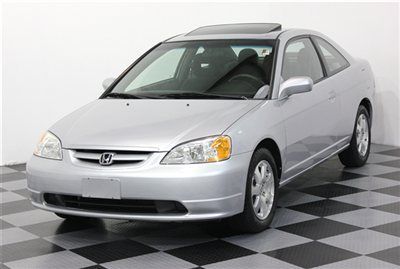 Ex coupe automatic trans silver moonroof remote keyless entry 1 owner low miles