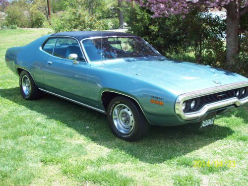 1971 plymouth satellite sebring plus (440 cid w/4 speed manual)