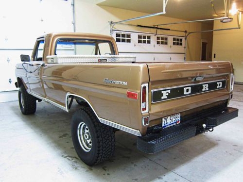 Sell used 1972 Ford F100 F150 Sport HighBoy Custom 4x4 4- Speed High