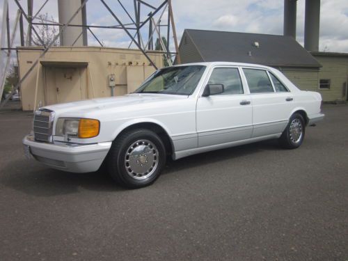 91 mb 560sel w126 showroom condition no reserve v8 rust free well maintained