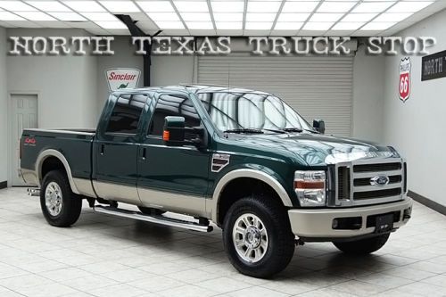 2008 ford f250 diesel 4x4 king ranch navigation sunroof heated leather crew
