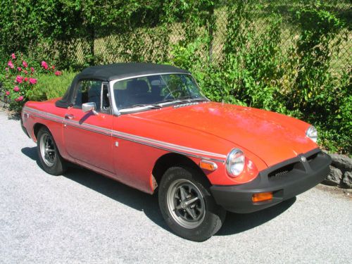 1975 mgb mk iii  roadster 50th anniversary edition.