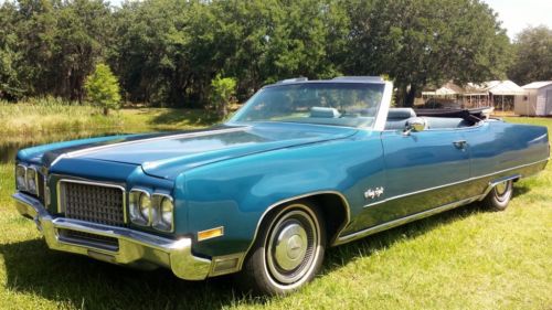 [[[ 1970 oldsmobile ninety-eight convertible automatic clean v8 455 fact  a/c]]]