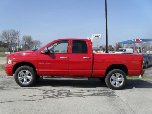 2005 dodge ram 1500  crew  cab red