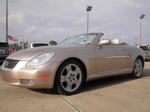 2004 lexus sc430 convertible with navigation &amp; mark levinson stereo! great value