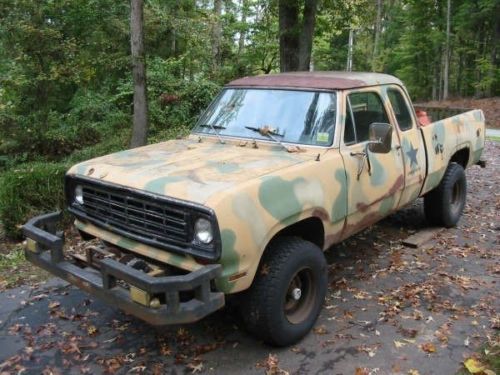 Sell used 1974 Dodge Power Wagon Club Cab 4WD in Chapel Hill, North
