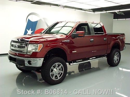 2013 ford f150 crew ecoboost 4x4 lift tonneau cover 13k texas direct auto