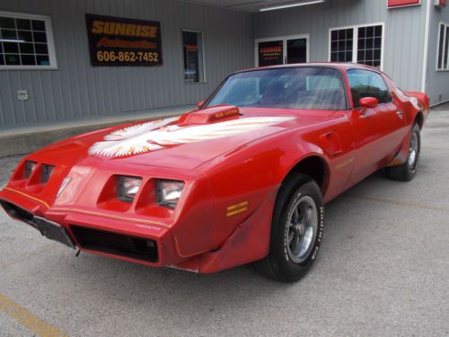1979 pontiac firebird trans am mayan red very solid 315 pictures!!!!!