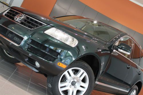 2004 volkswagen touareg v8 green with tan very clean car ((( low reserve )))