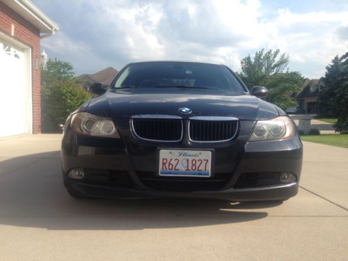 2006 black bmw 325i brown leather-navigation-sport package-low miles-great care