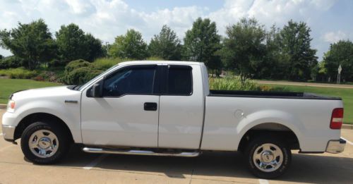 2006 ford f150 xlt extended cab pickup white 2wd bedliner tow package
