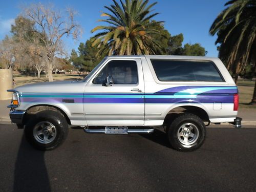 1996 bronco 73k act. miles 5.8 liter v8 tow package_100%rust free_ original!