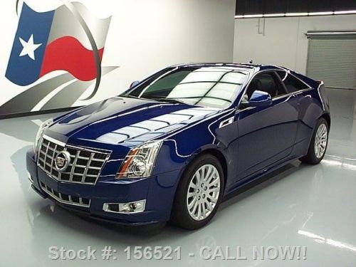 2012 cadillac cts 3.6 performance coupe sunroof 14k mi texas direct auto