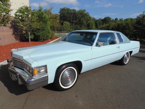 1978 cadillac deville base coupe 2-door 7.0l 16k miles !!! museum quality !!!