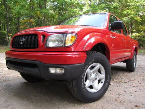 02 toyota tacoma sr5 trd 4wd crewcab towhitch cleancarfax noaccidentsnopaintwork