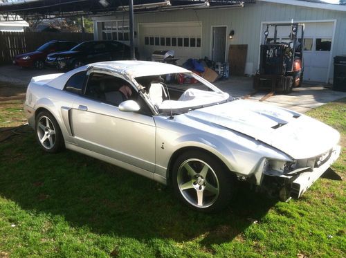 2003 ford mustang svt cobra salvage wrecked repairable donor swap runs&amp;drives