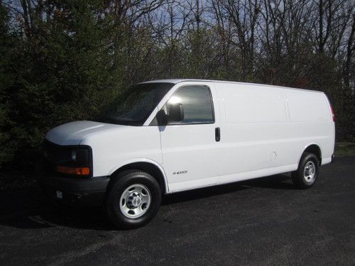 2006 chevrolet express 2500 extended cargo van 4.8l v8 auto a/c runs great nice!