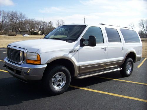 2000 ford excursion 4x4 limited 7.3 diesel loaded rust free 1 owner 8 passenger