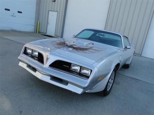 1978 silver pontiac trans am 6.6 liter 403 30k original miles ac