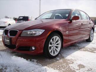 2011 bmw 328xi vermilion red! super low miles! leather heated seats! super clean