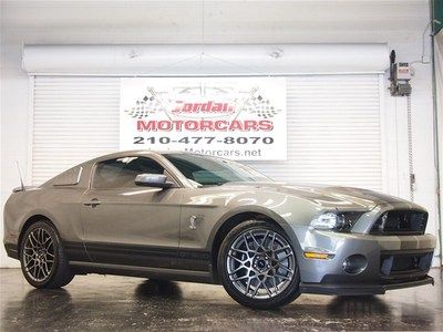 Shelby gt500 svt perf pkg track pkg manual coupe 5.8l muscle car one owner