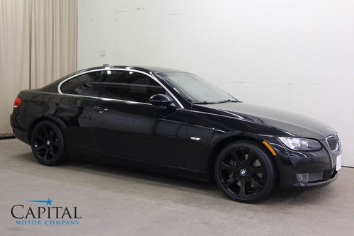 Blacked out twin turbo bmw 335xi awd sport coupe xenons, 18s! 335i xdrive 330xi