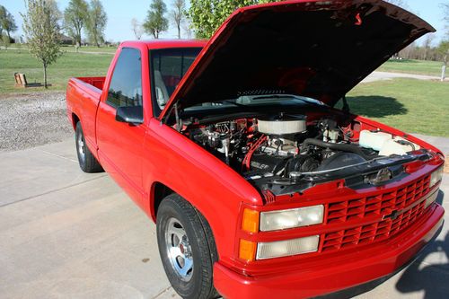 Rare!!! red 1992 chevrolet c1500 454 ss standard cab pickup 2-door 7.4l