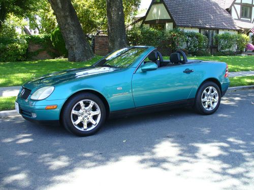 Gorgeous california rust free mercedes benz slk 230  calypso green  must see