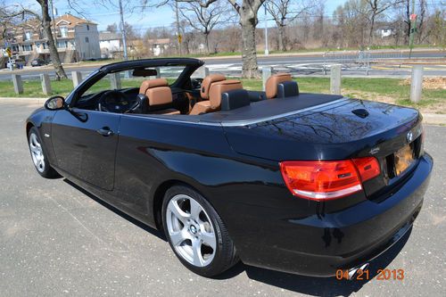 2009 bmw 328i black convertible 2-door 3.0l