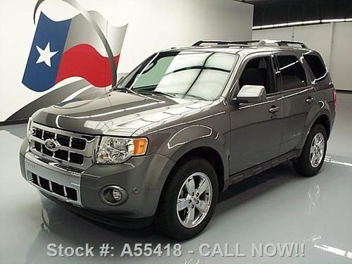 2010 ford escape ltd sunroof htd leather roof rack 45k texas direct auto