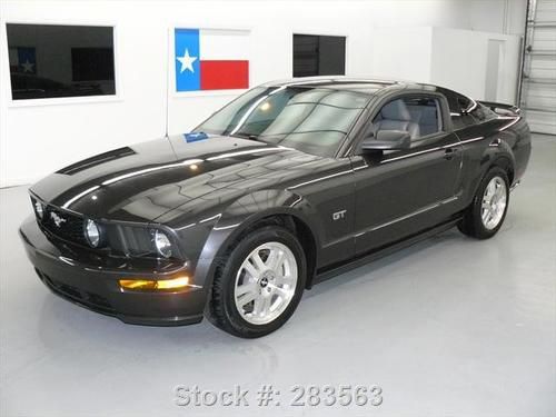 2007 ford mustang gt premium auto leather spoiler 28k! texas direct auto