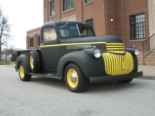 1941 chevrolet pickup rod ground up rebuild with pontiac 455 and turbo 400 wow!!
