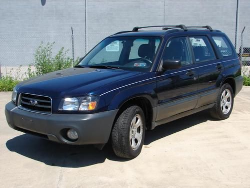 2005 subaru forester x wagon 4-door 2.5l one owner excellent condition