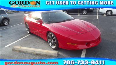 Red black leather trans am gt low miles finance